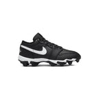 Jordan 1 Low Black & White Cleat (GS)