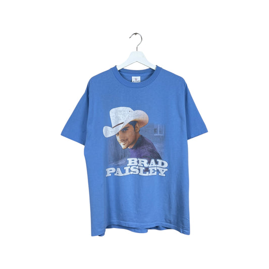 Vintage Brad Paisley “Time Well Wasted” Tour Tee Baby Blue