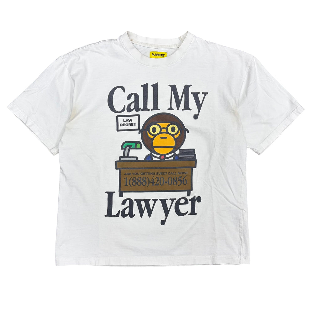 Bape x Market “Call My Milo” Tee White