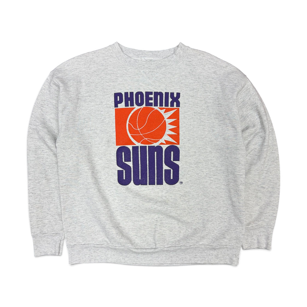 Vintage Bike 90s NBA Phoenix Suns Logo Crewneck Grey