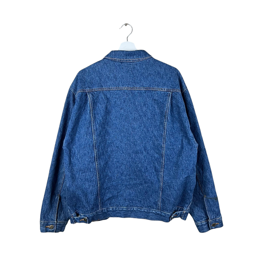 Vintage Denver Hayes Blanket Lined Denim Jacket Dark Mid Wash