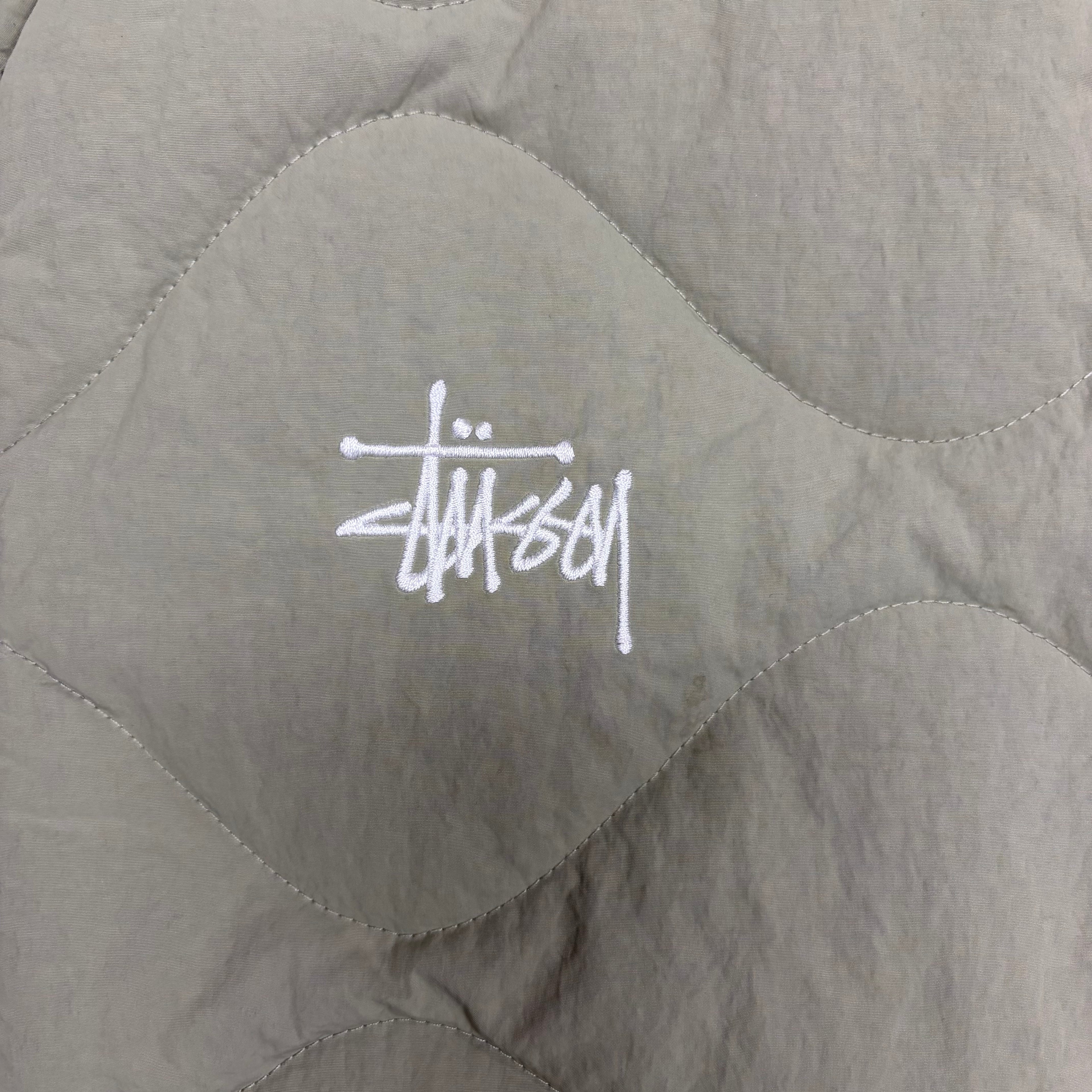 Stussy Recycled Nylon Liner Vest Green