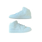 Jordan 1 Mid Triple White (GS)