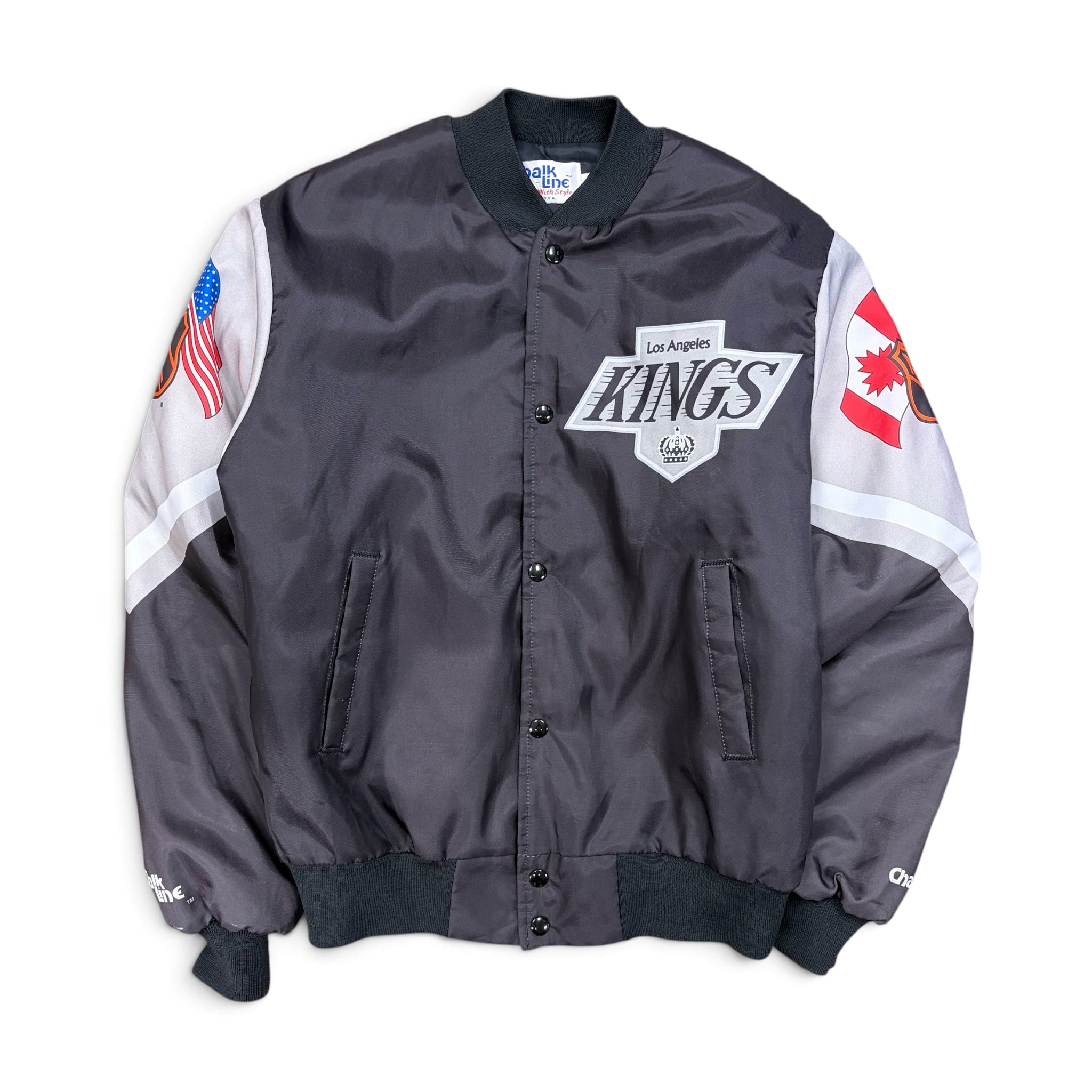 Vintage Chalkline NHL Los Angeles Kings Goalie Satin Jacket
