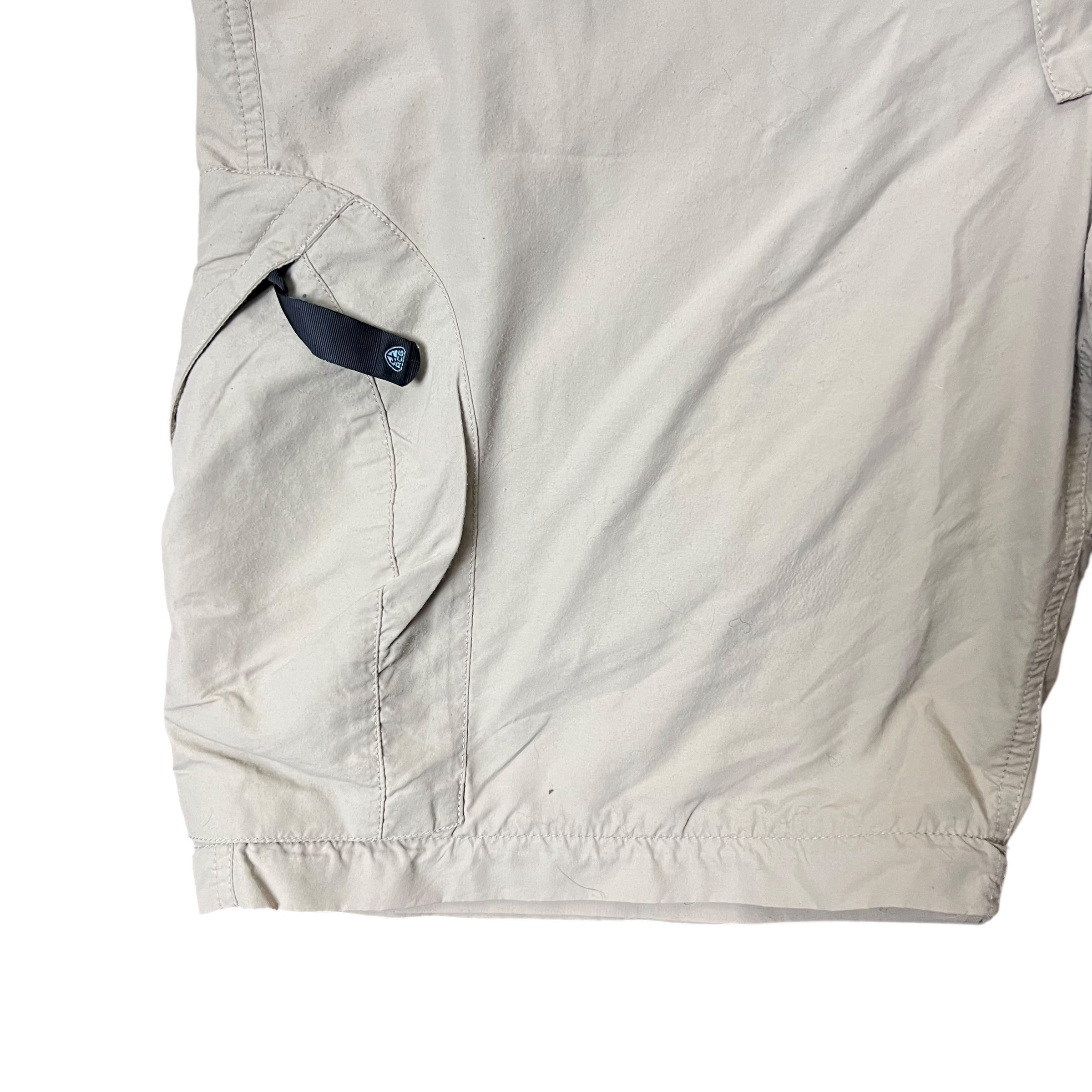 Vintage Y2K Nike ACG 2 In 1 Cargo Nylon Shorts Khaki
