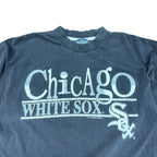 1993 Athletics Software MLB Chicago White Sox Logo Tee Faded Black