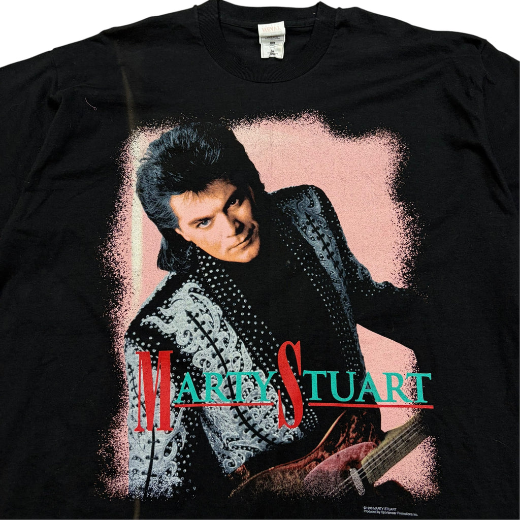1996 Marty Stuart “Honky Tonkin’s What I Do Best” Tee Black