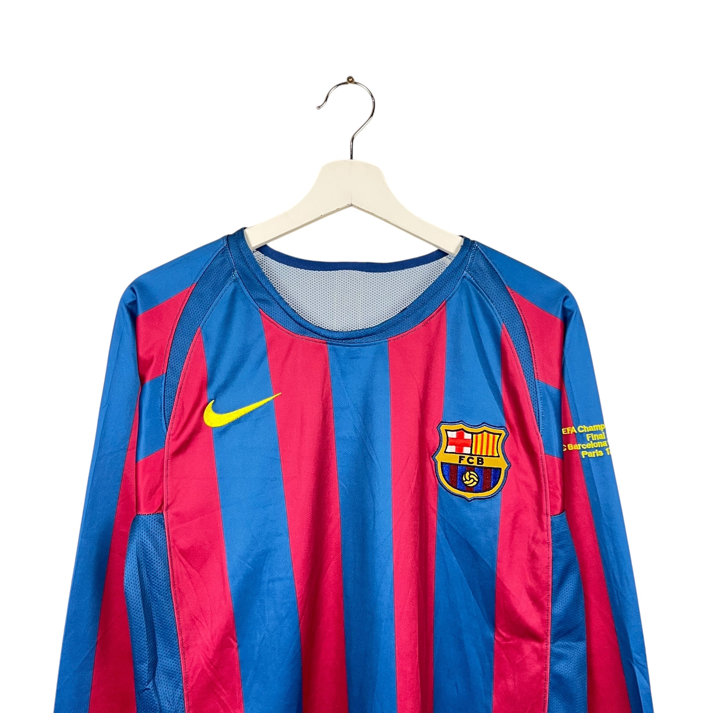 2006 Nike Barcelona FC Ronaldinho UCL Final Away Jersey