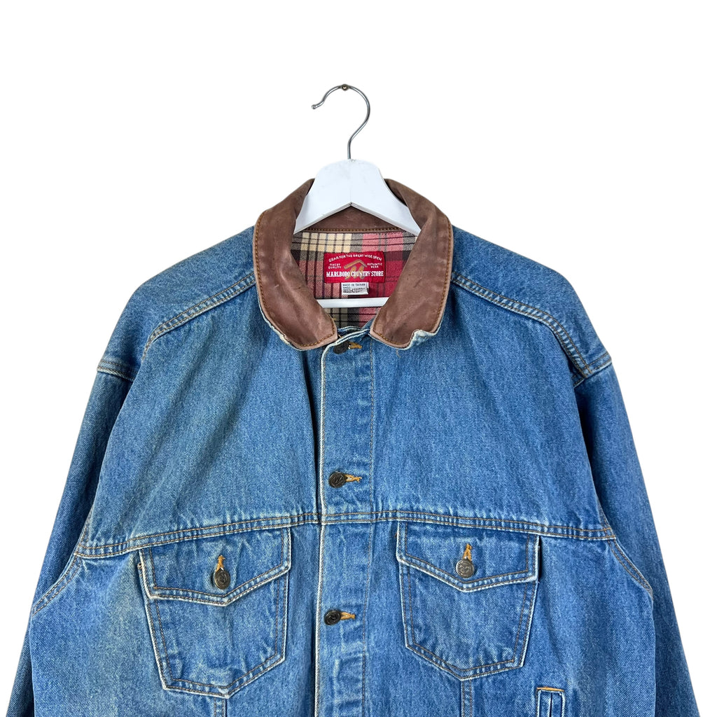 Vintage Marlboro Country Store Denim Jacket Mid Wash