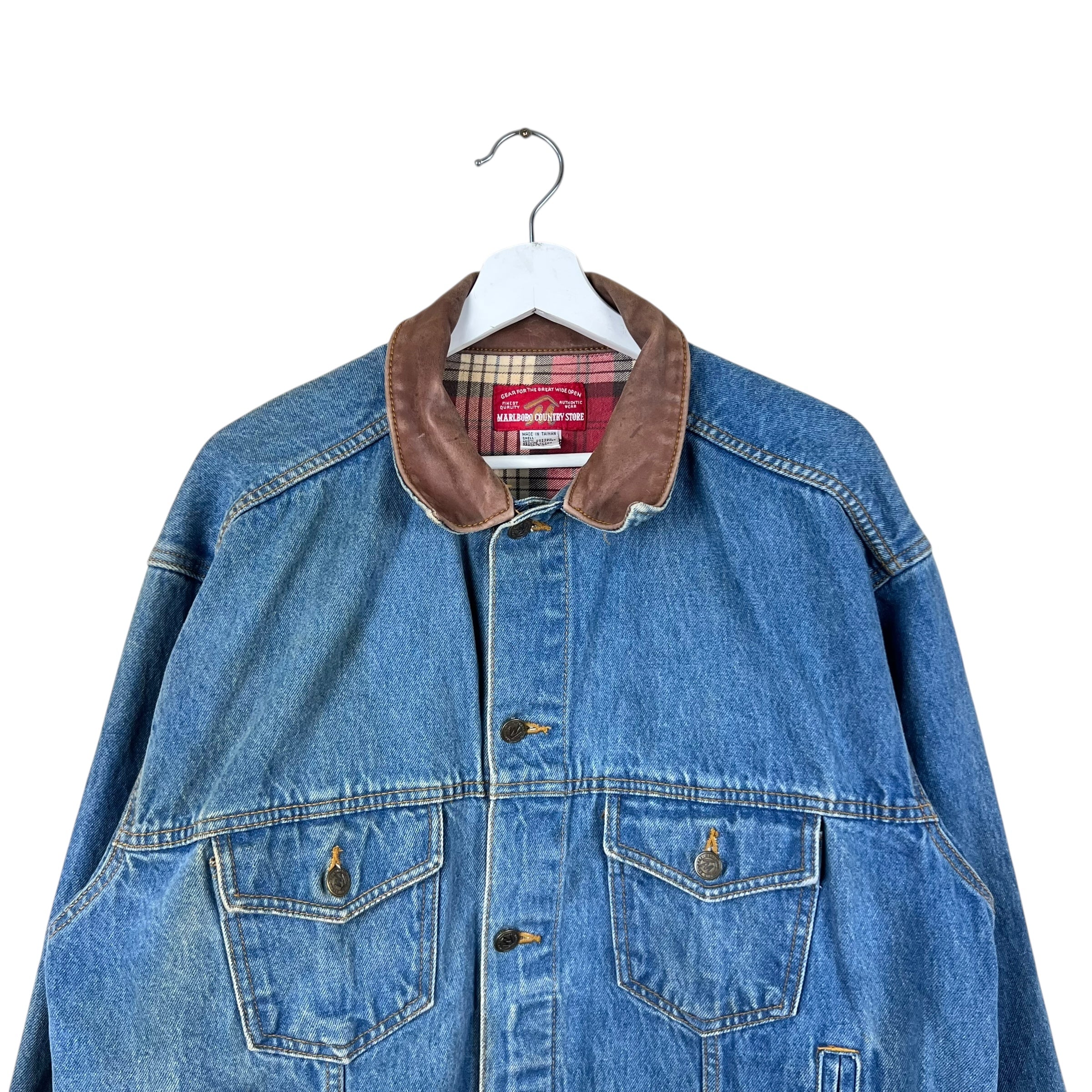 Vintage Marlboro Country Store Denim Jacket Mid Wash