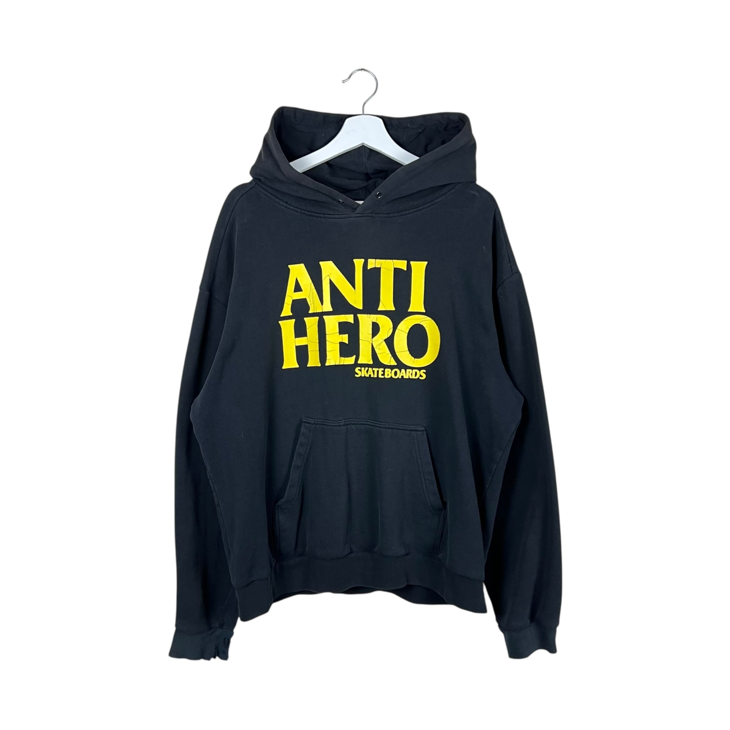 Anti Hero Skateboards Big Logo Hoodie Black
