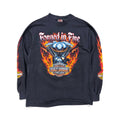 2000’s Harley Davidson “Forged In Fire” Flames Longsleeve Black