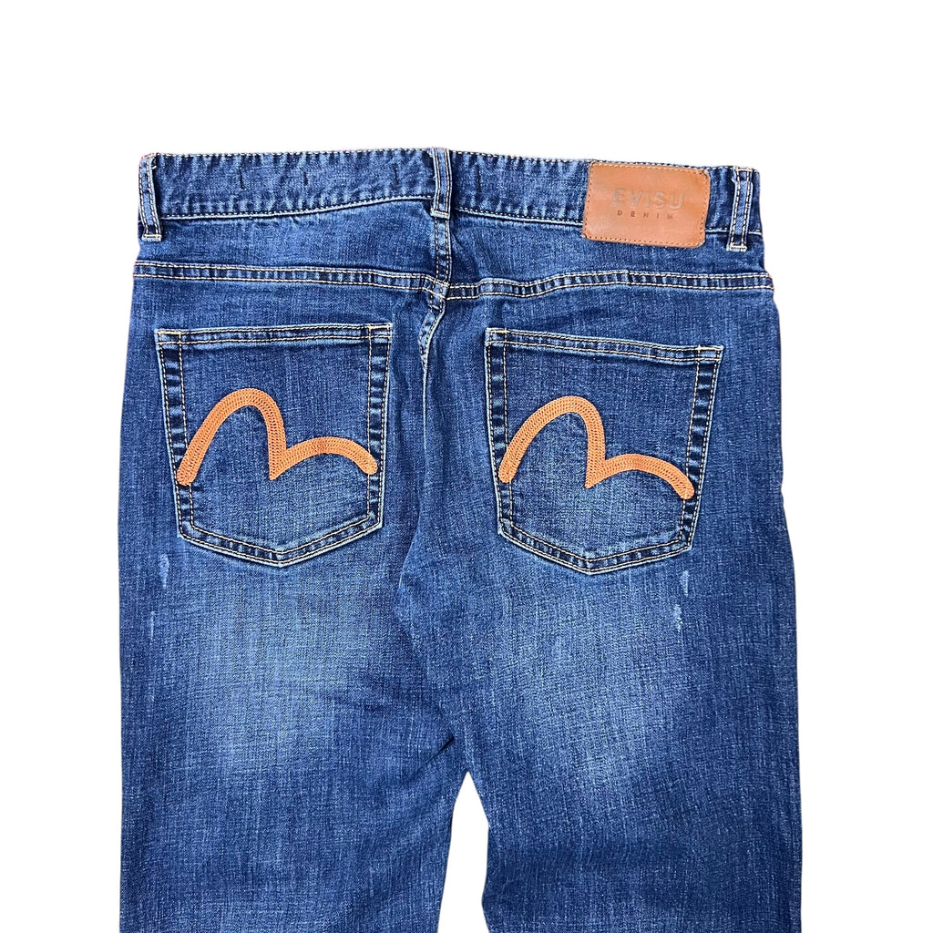 Evisu Straight Fit Jeans Dark Indigo