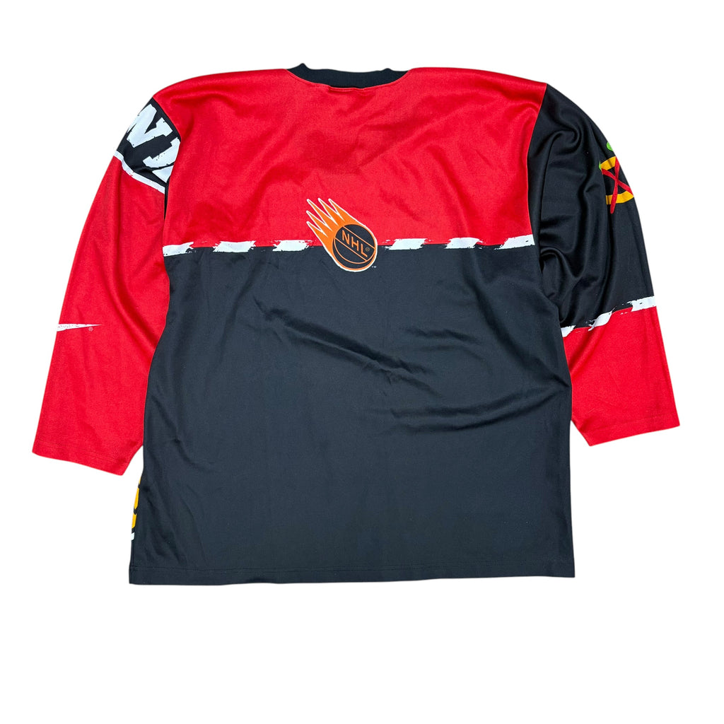 Vintage Nike Chicago Blackhawks All Over Hockey Jersey