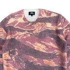 Stussy Tigris Print Sweater Brown