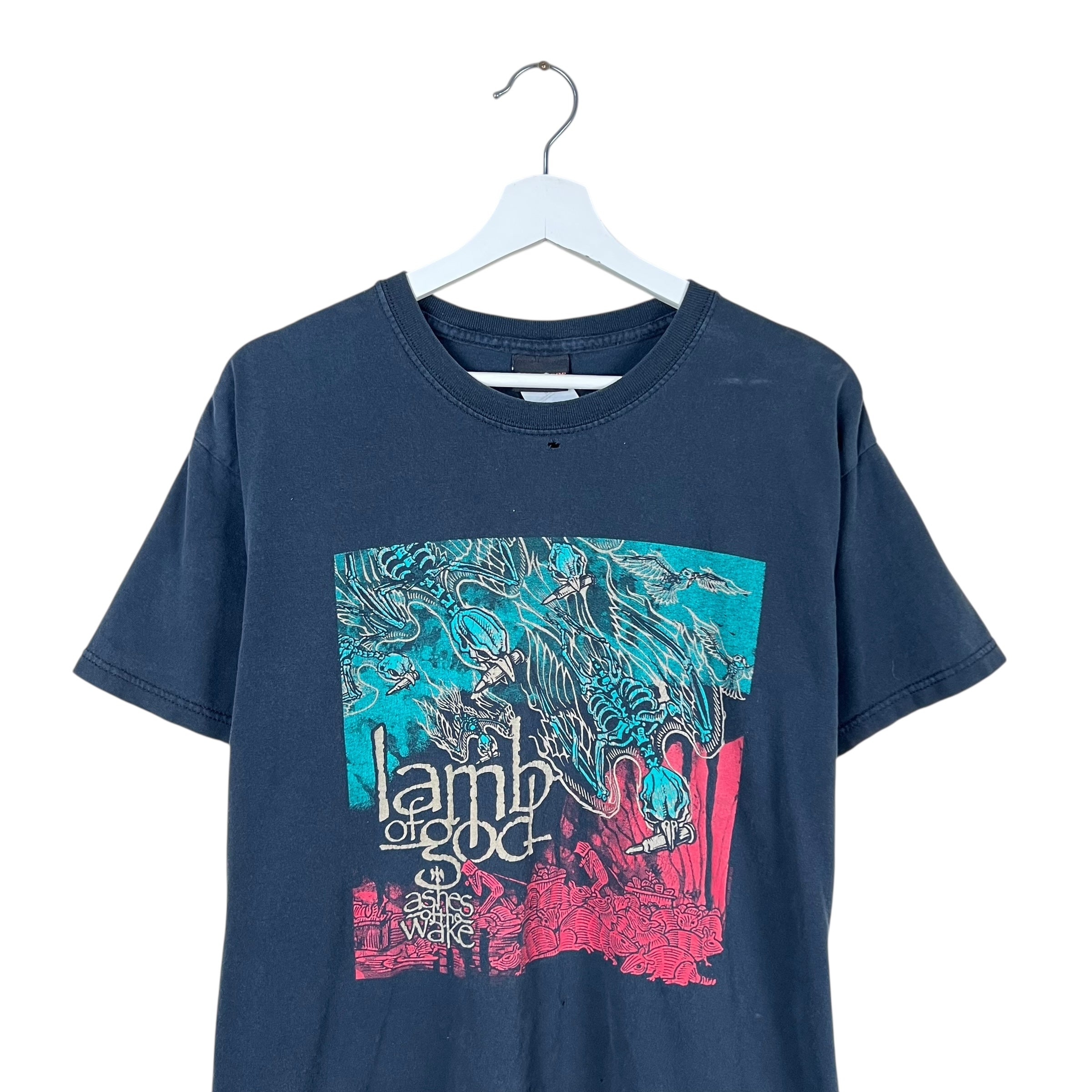 2005 Artimonde Lamb Of God “Ashes Of The Wake” Album Tee Black