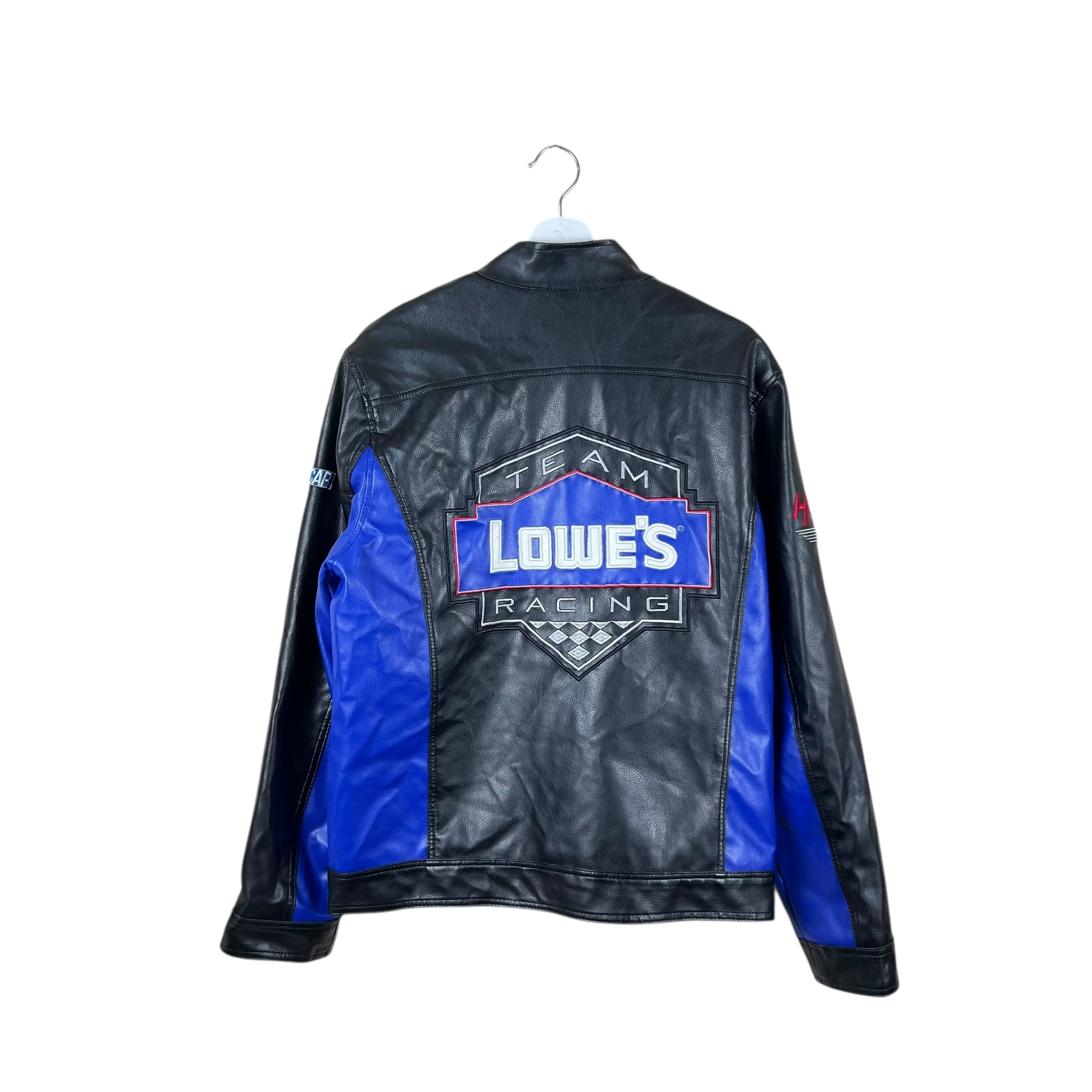 Vintage NASCAR Jimmie Johnson Champion Racing Leather Jacket