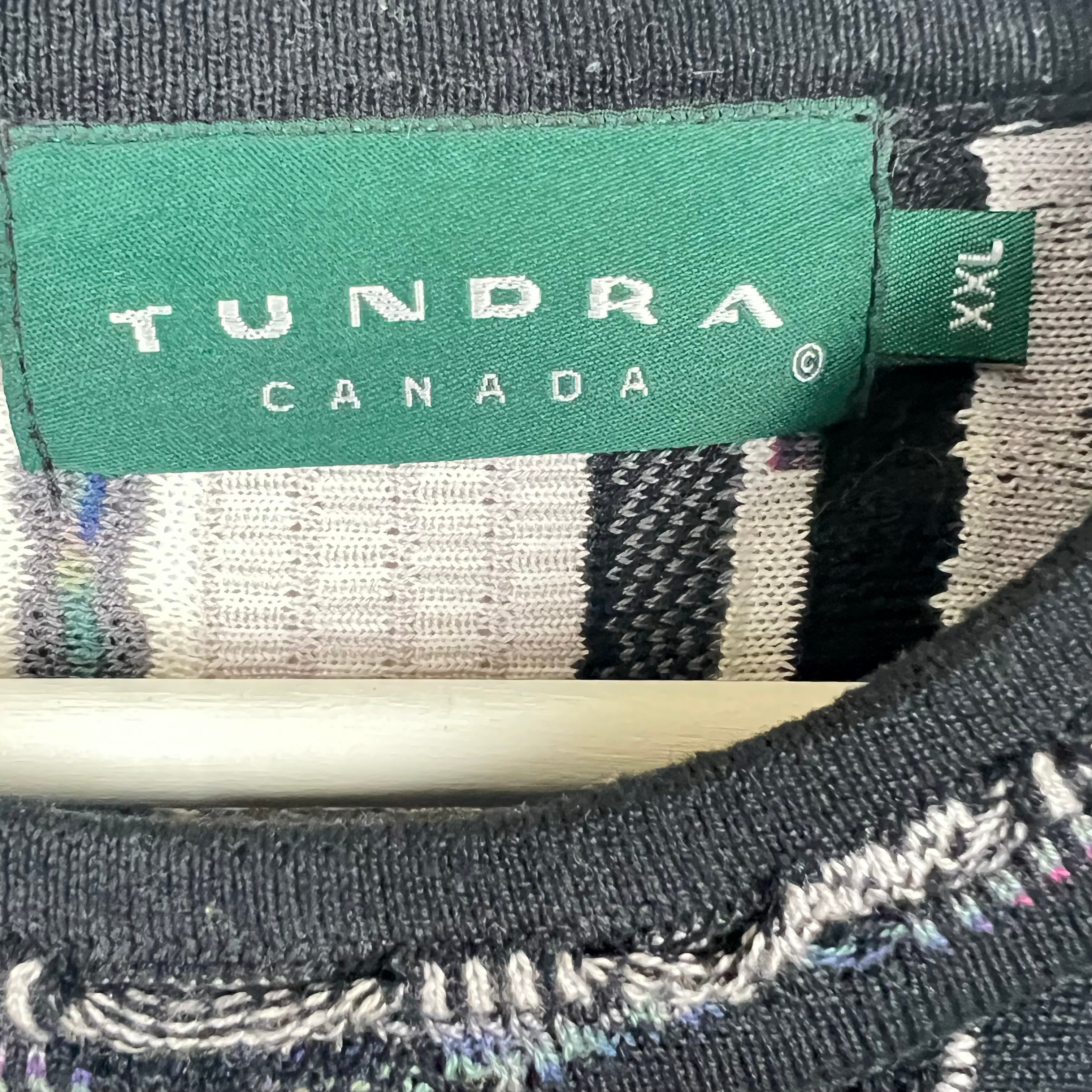 Vintage Tundra 3D Knit Pattern Multi Colour