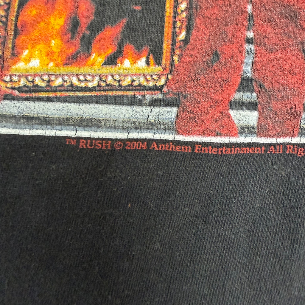 Vintage 2004 Rush Moving Pictures Band Shirt Black