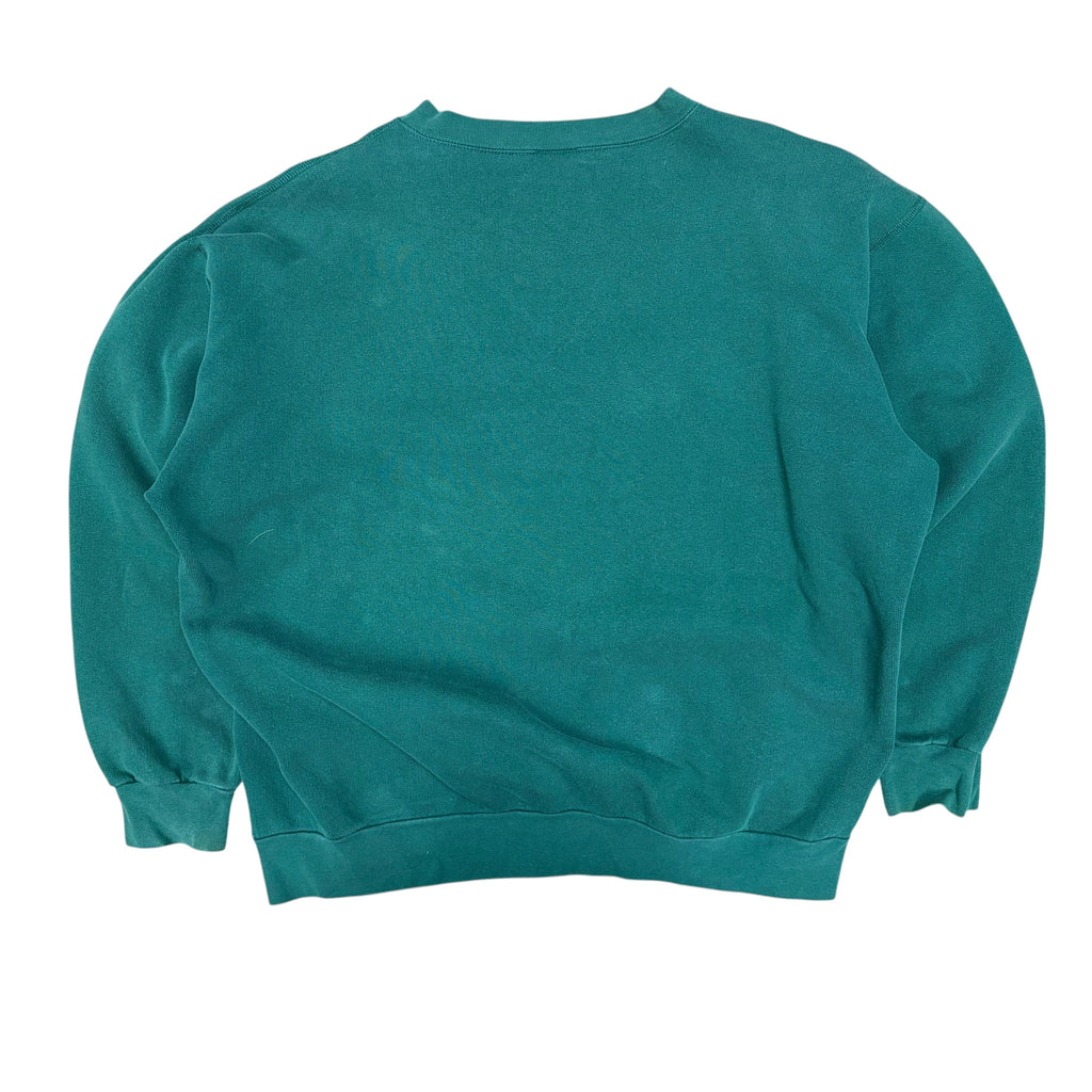 Vintage Bulletin CFL Edmonton Eskimos Spellout Crewneck Green