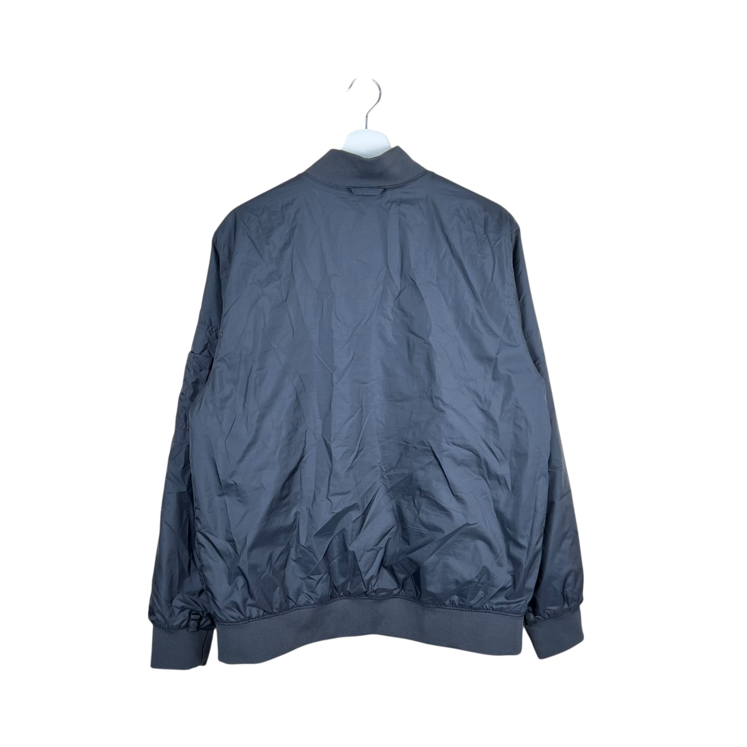 Vintage North Face Bomber Jacket Dark Grey