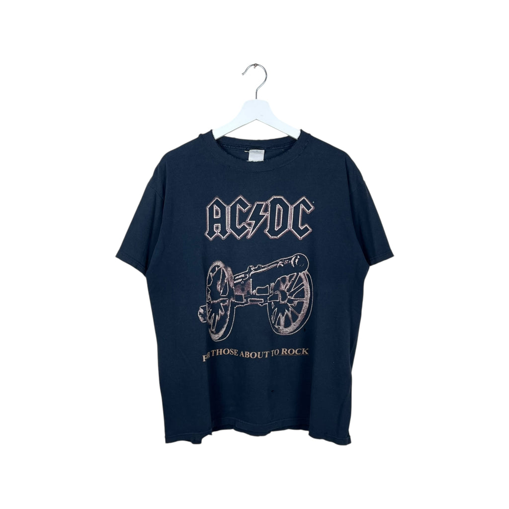 Vintage Y2K AC/DC “For Those About To Rock” Tour Tee Black