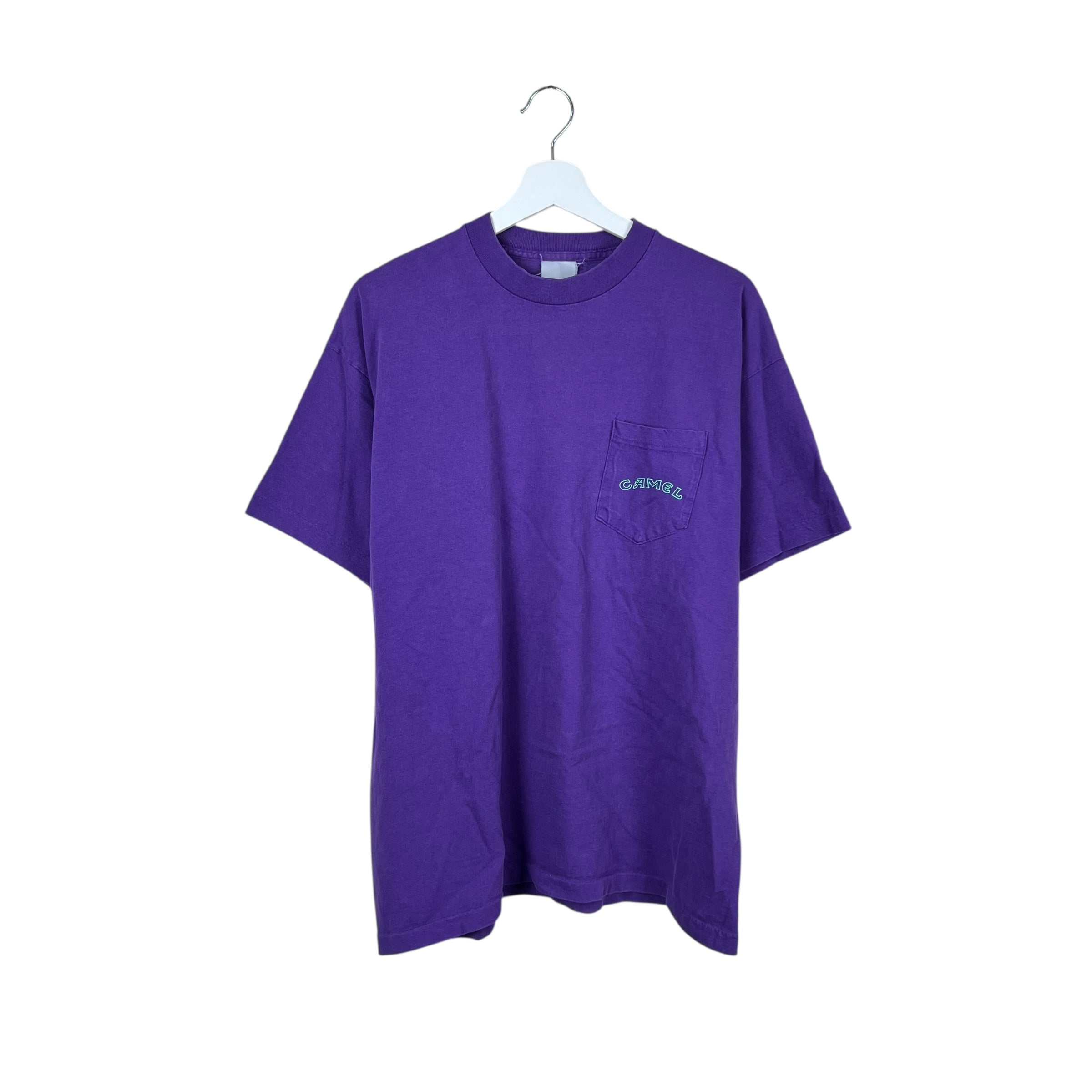 1993 Camel Cigarettes Promo Tee Purple