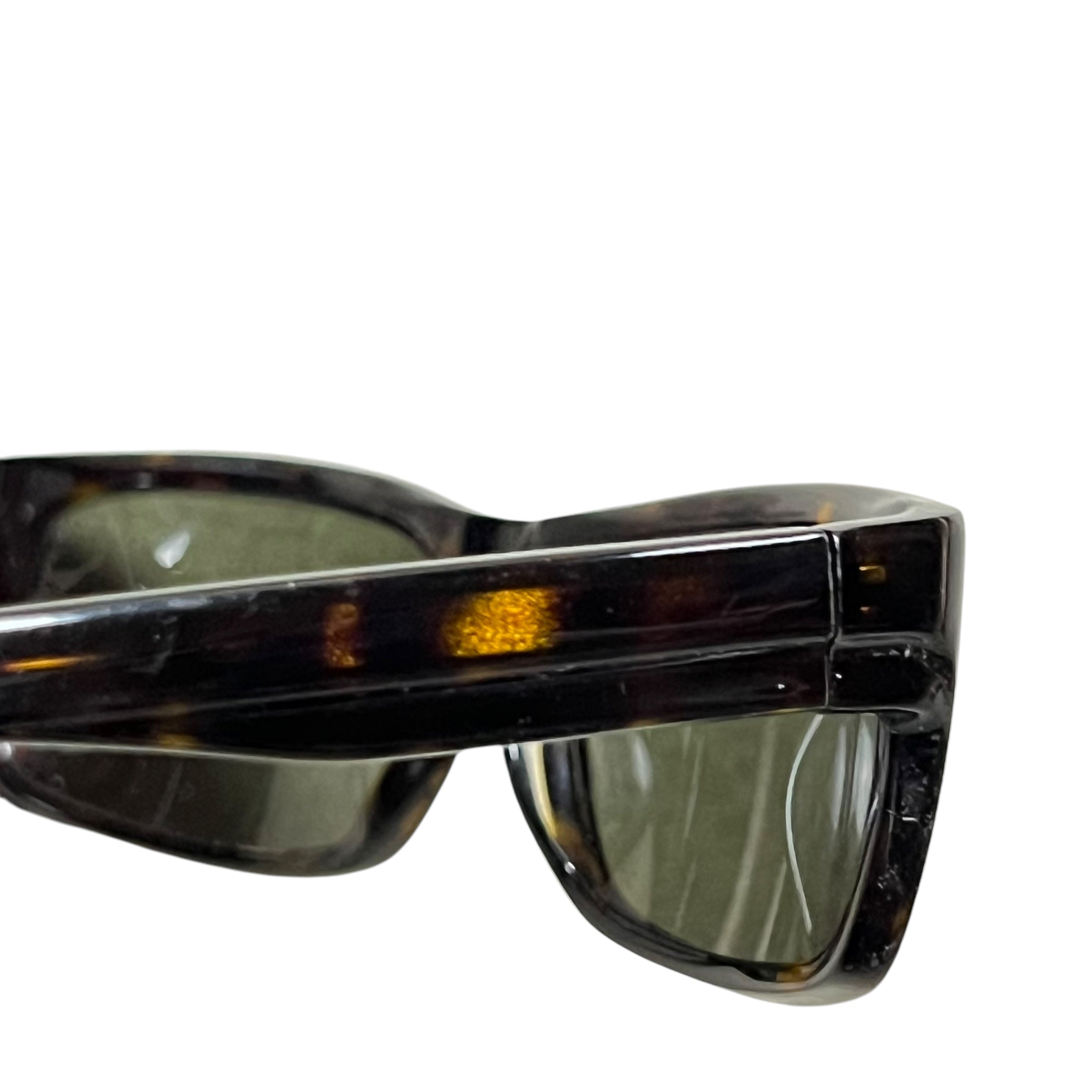 Jil Sander Striped Brown Sunglasses