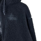 Stussy Sherpa Zip Hoodie Black