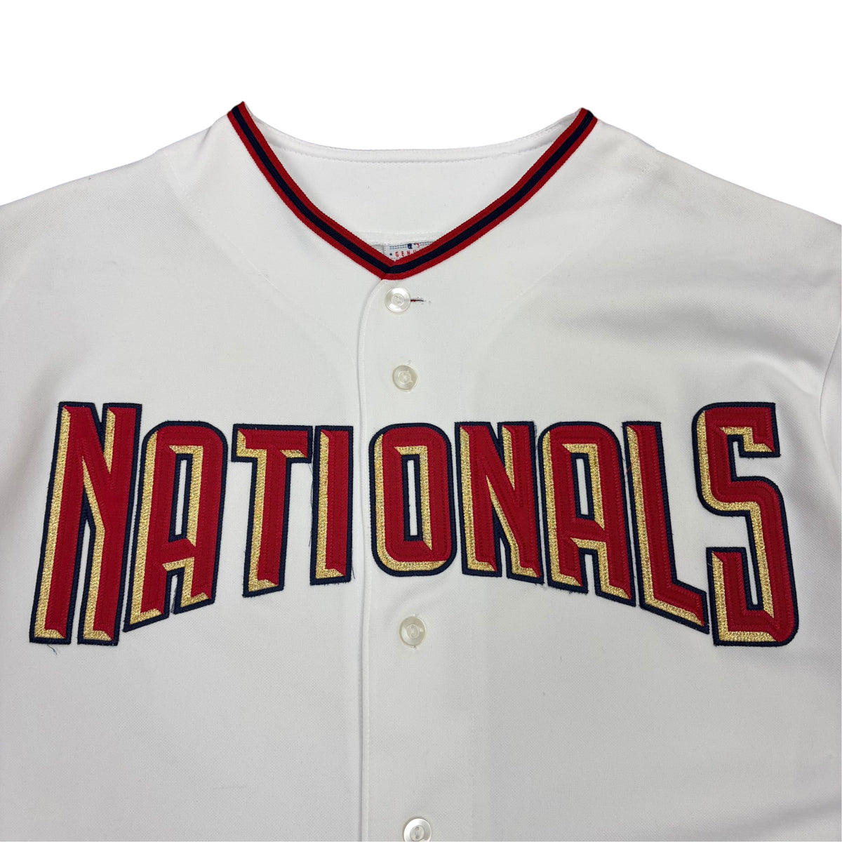 Vintage Majestic MLB Washington Nationals Blank Home Jersey