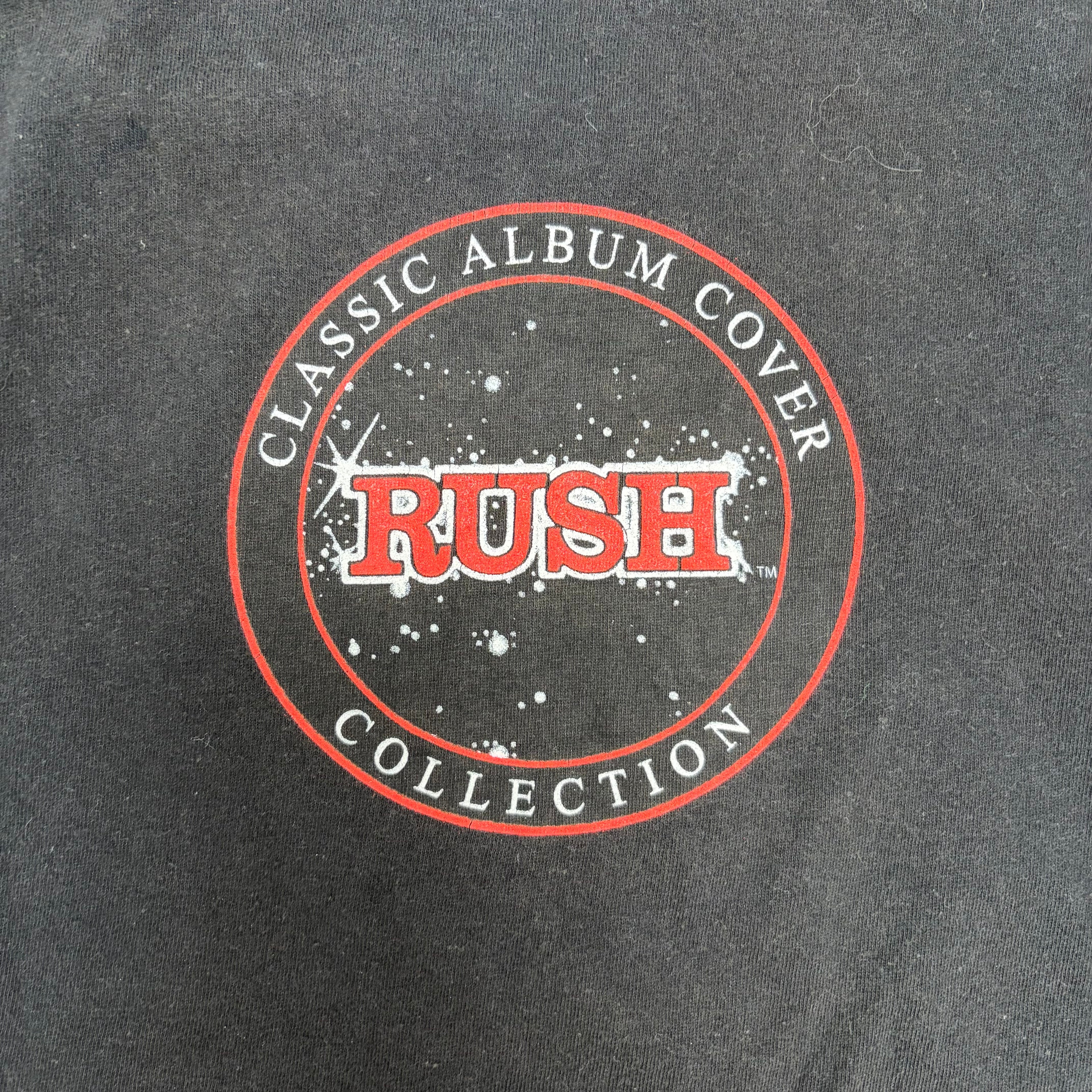 Vintage 2004 Rush Moving Pictures Band Shirt Black
