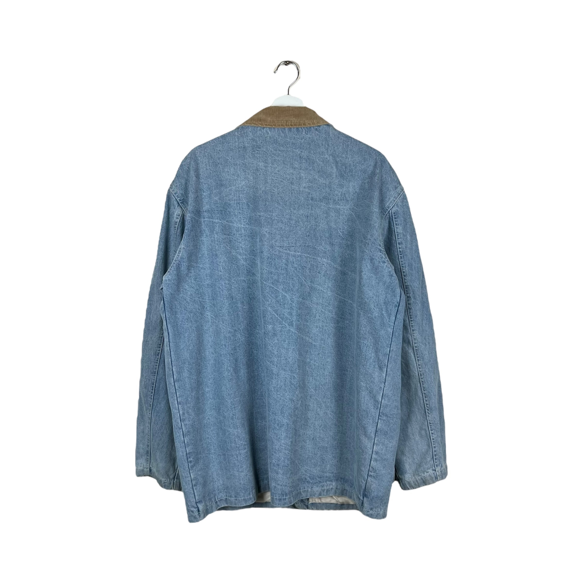 Vintage Lees Ranch Farmers Chore Jacket Washed Denim
