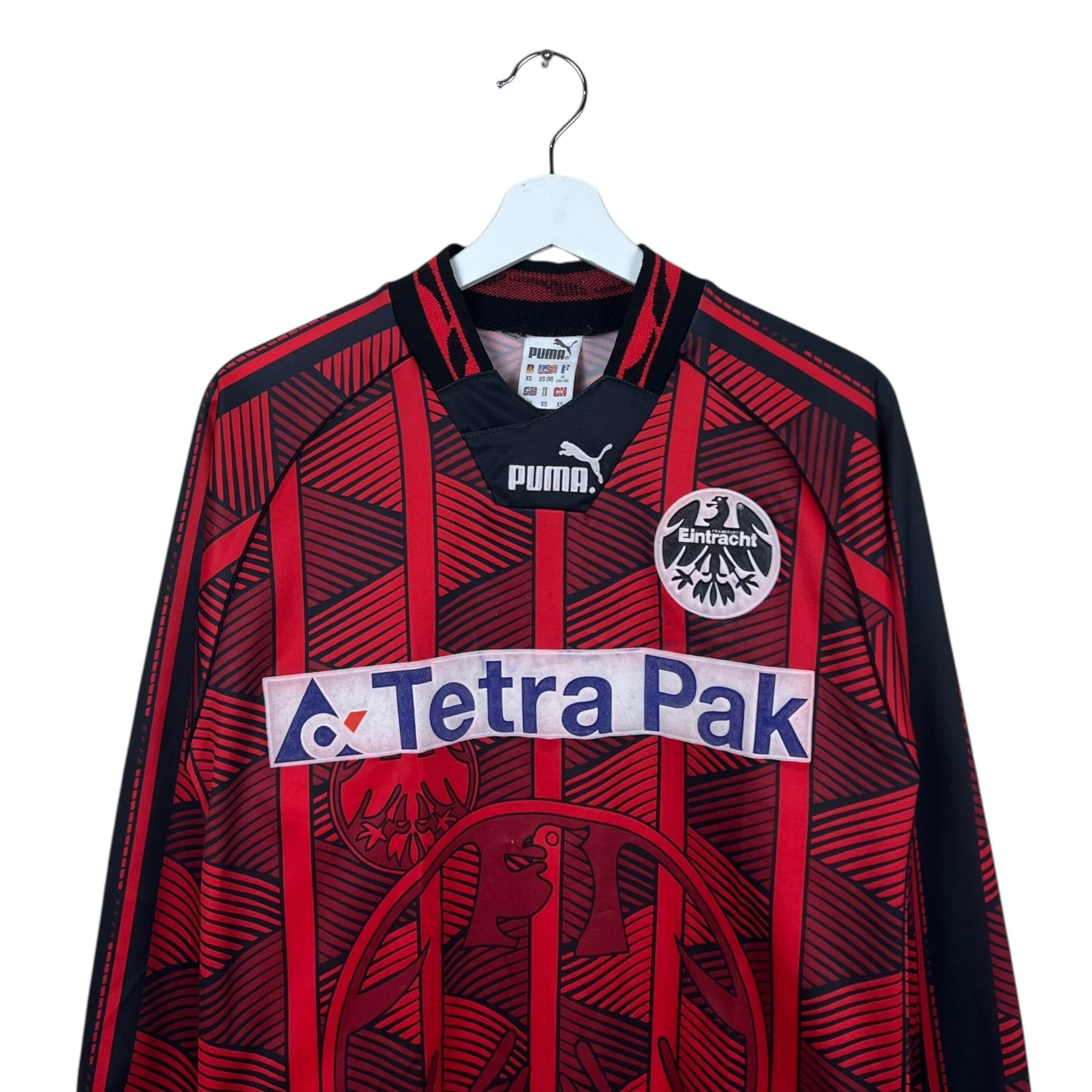 1996 Puma Eintracht Frankfurt Blank Longsleeve Home Jersey