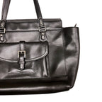 Coach Charlie Large Satchel Bag Black