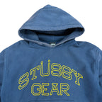 Stussy Gear Hoodie Gold/Navy