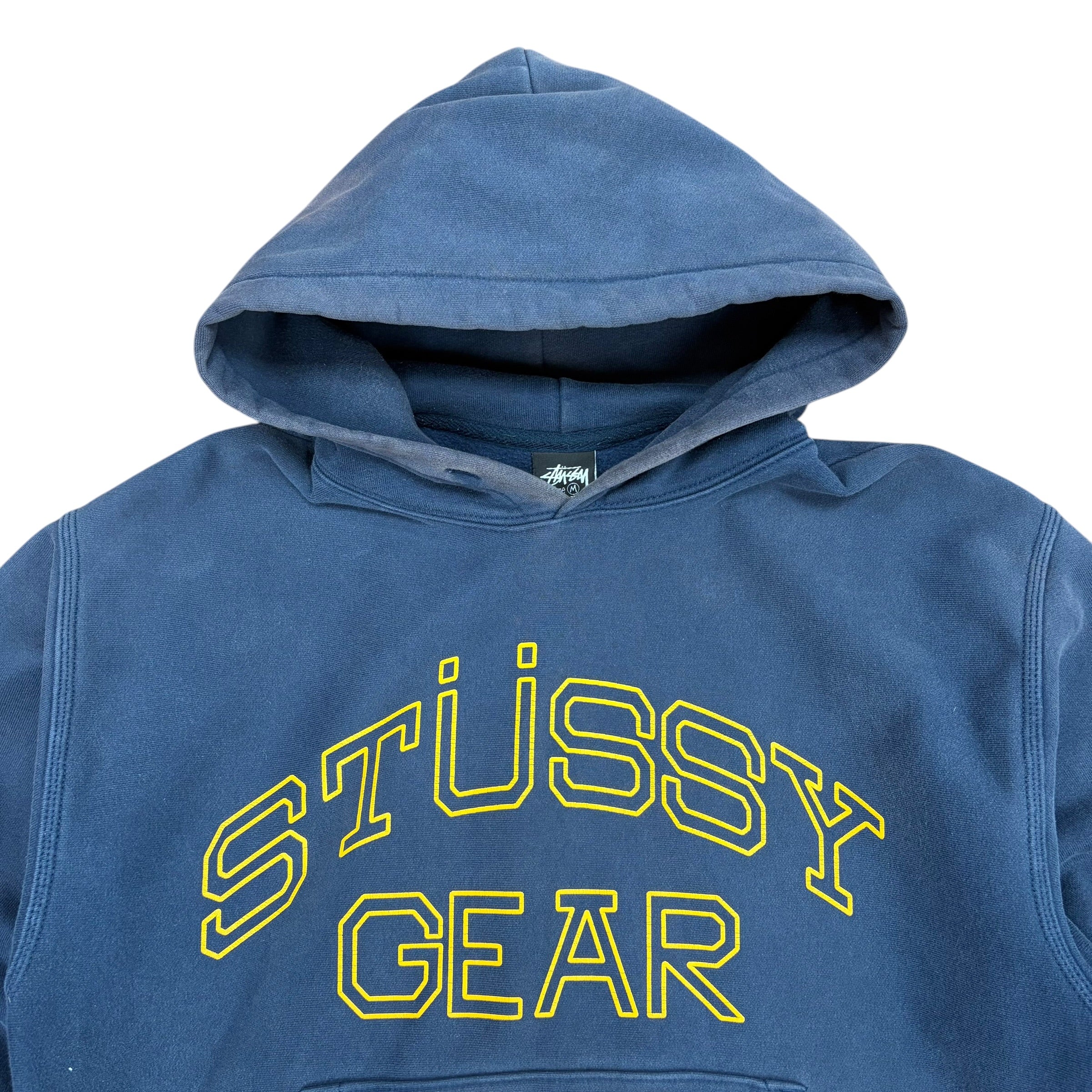 Stussy Gear Hoodie Gold/Navy