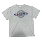 Vintage Bulletin NHL Edmonton Oilers Logo Tee Grey
