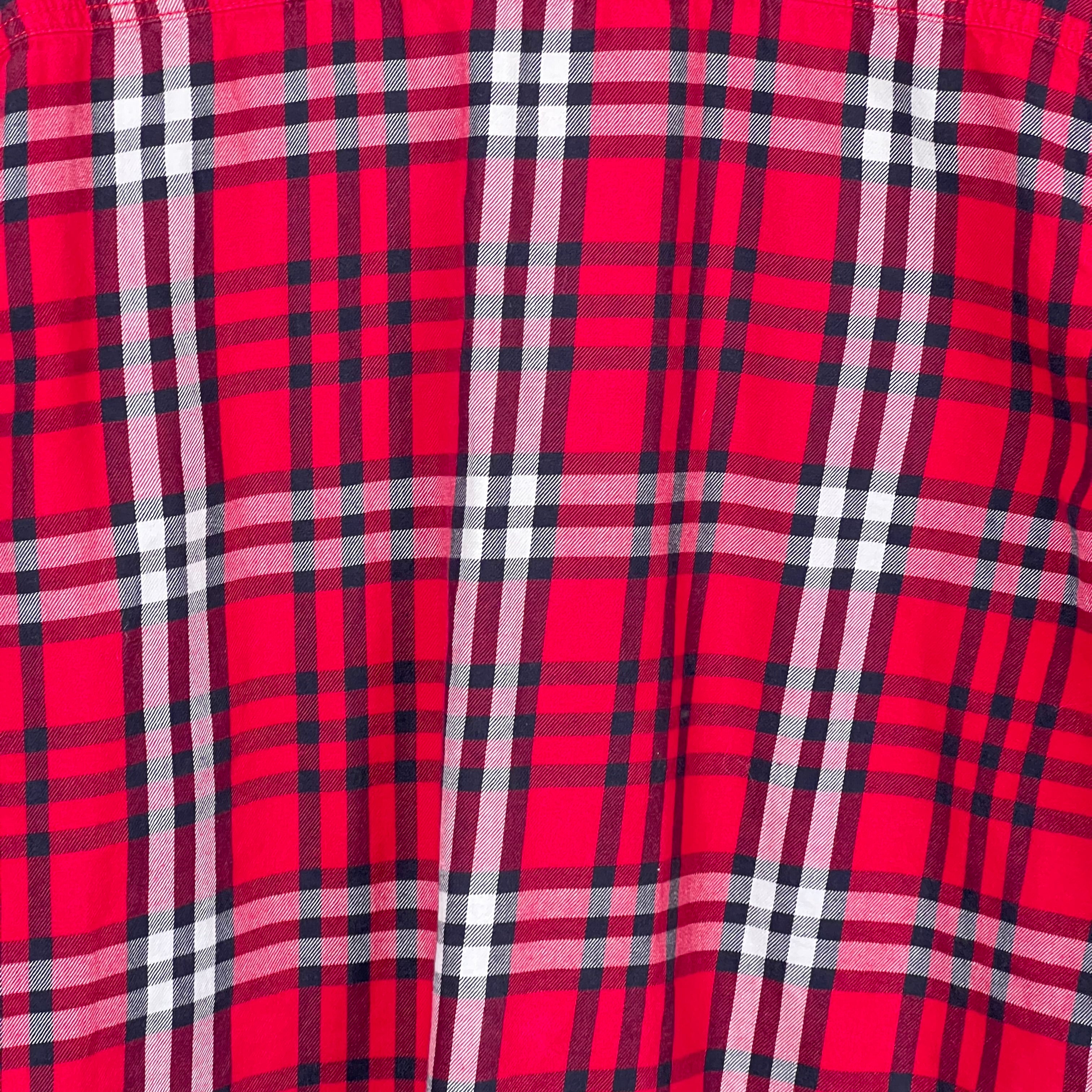 Vintage Carhartt Rugged Wear Long Sleeve Button Up Plaid Red