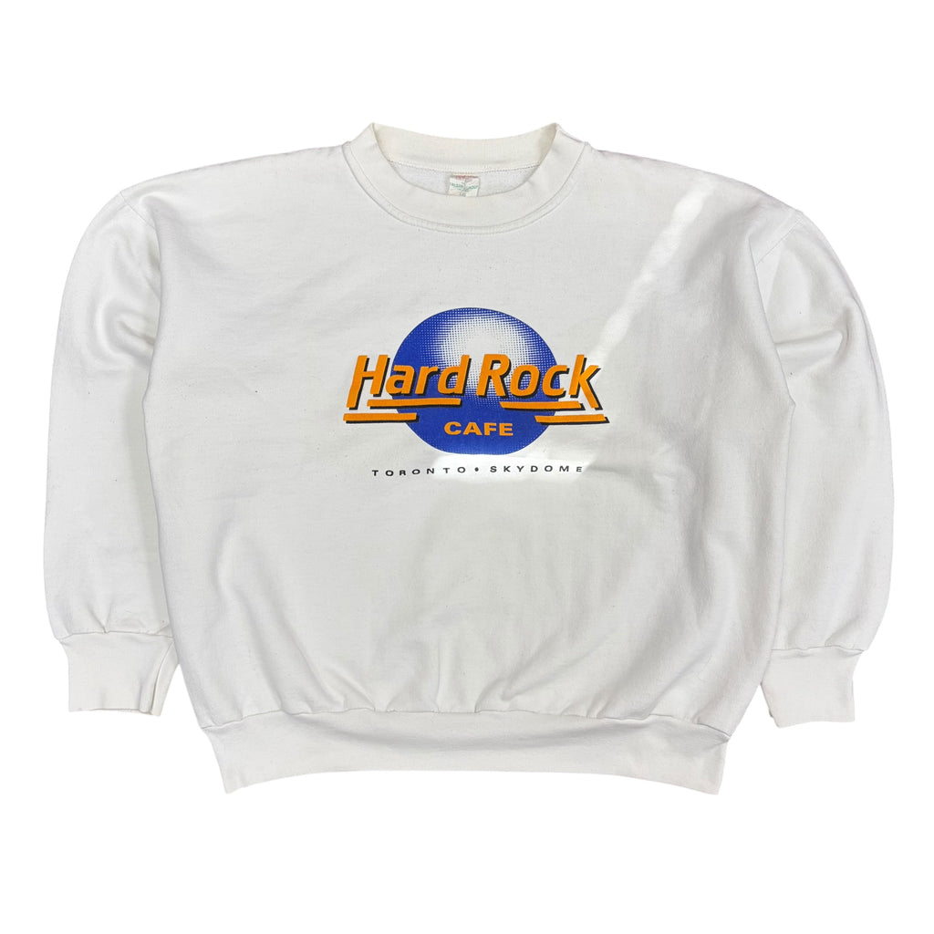 Vintage Hard Rock Cafe Toronto Skydome Crewneck White