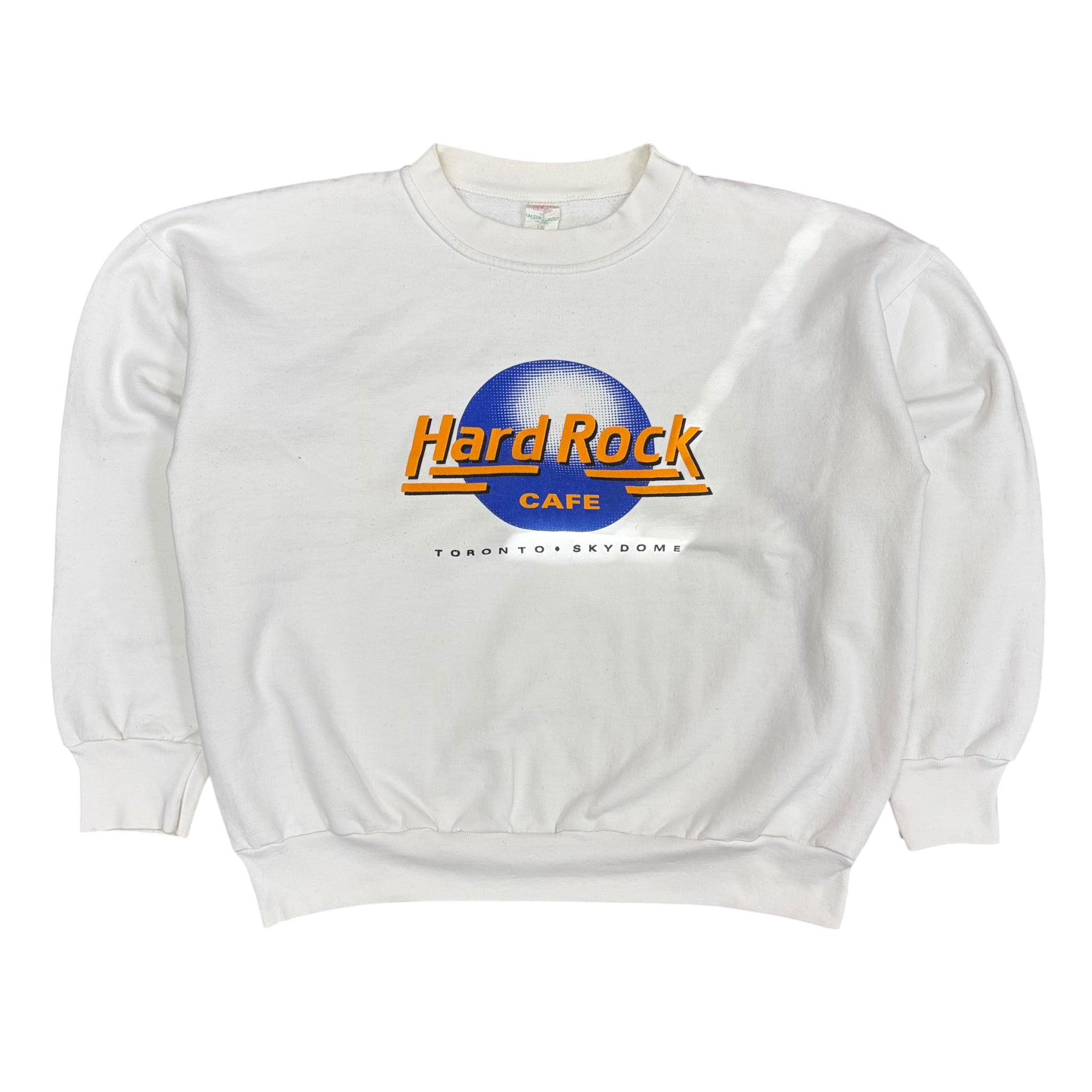 Vintage Hard Rock Cafe Toronto Skydome Crewneck White