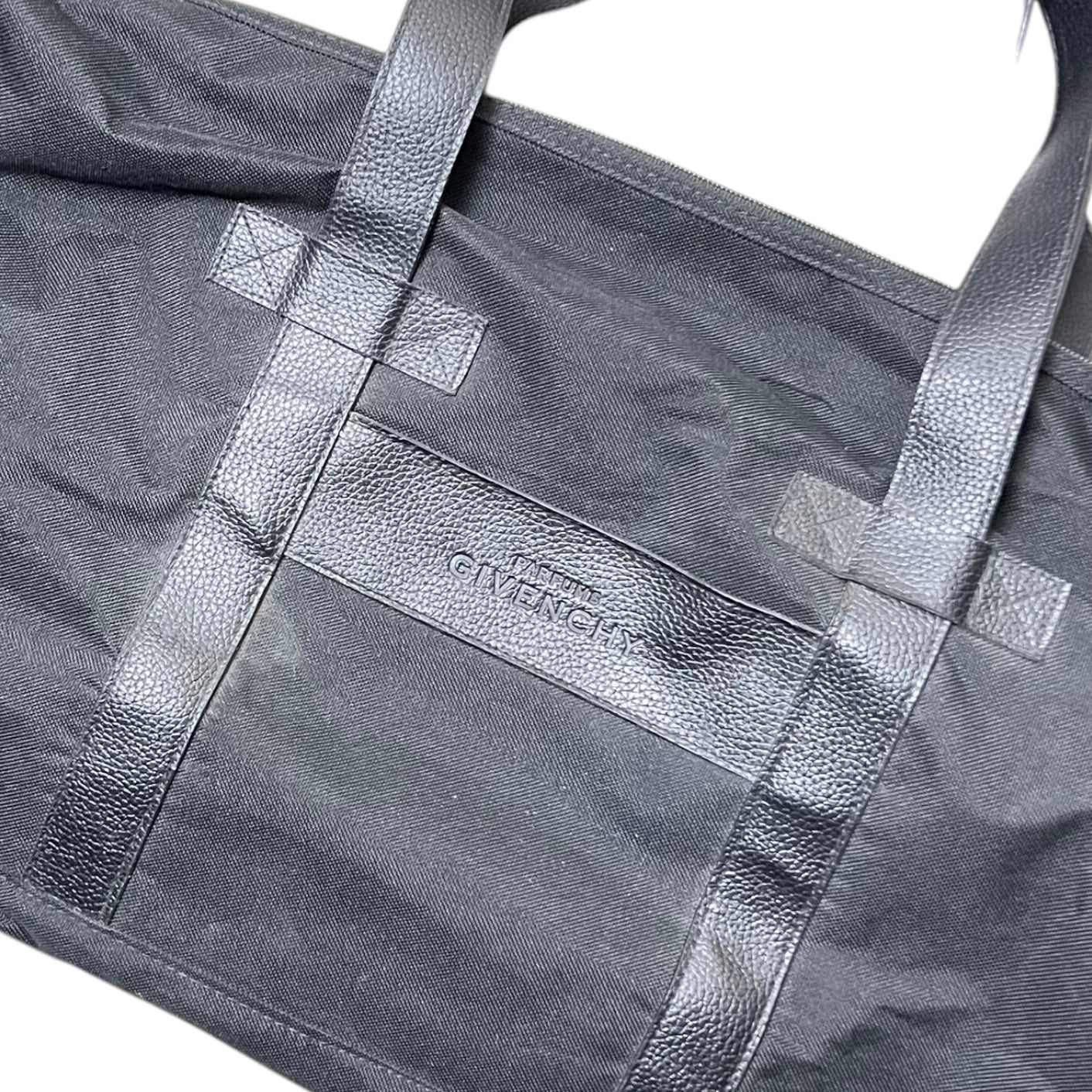Givenchy Parfums Canvas Duffle Bag Black