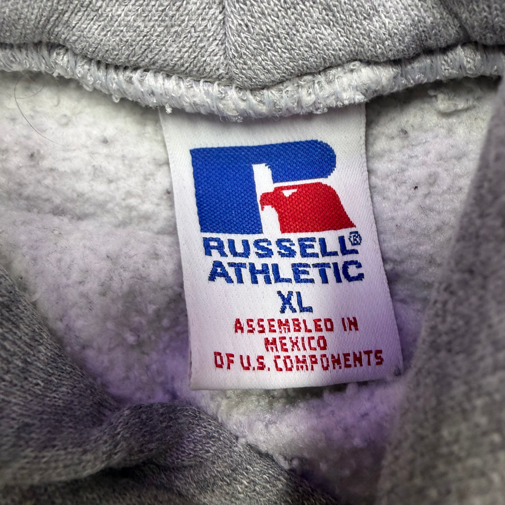 Vintage Russell Athletics Blank Hoodie Heather Grey