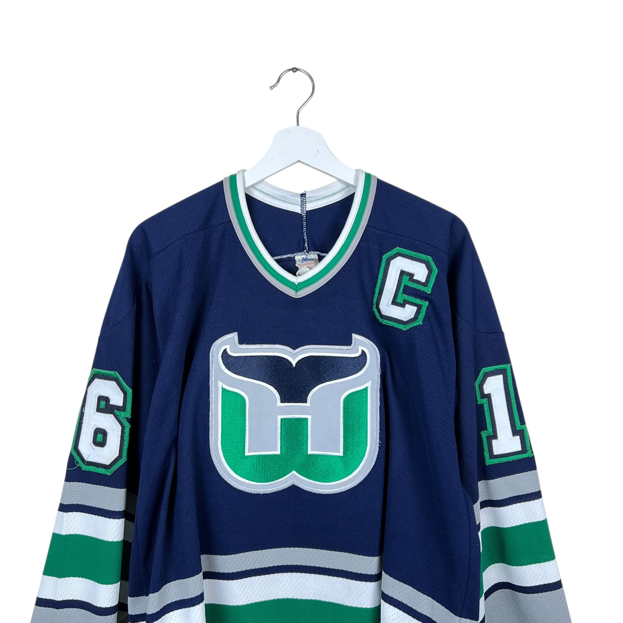 Vintage CCM Hartford Whalers Pat Verbeek Away Jersey