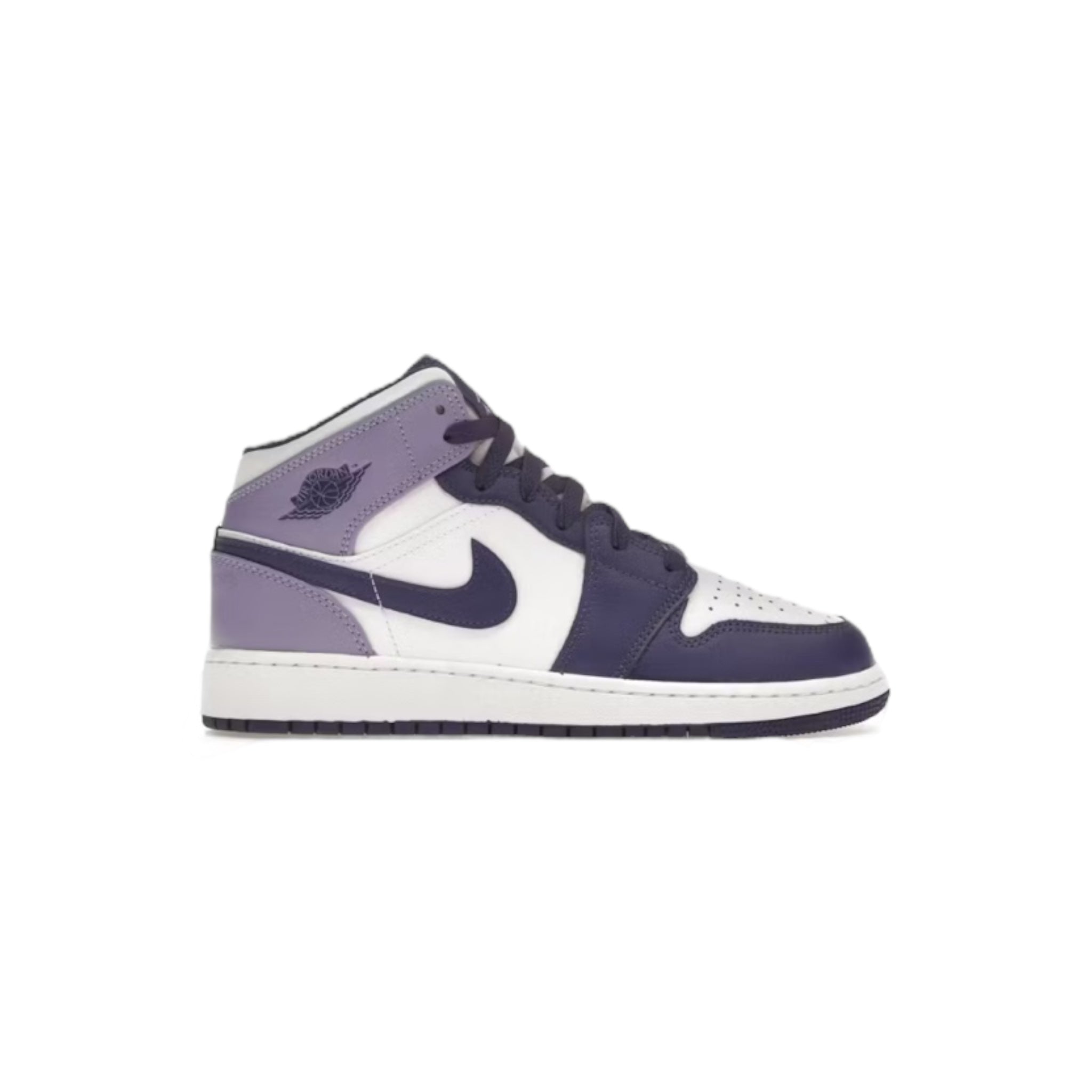 Jordan 1 Mid White Sky J Purple (GS)