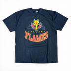 Vintage 90’s NHL Calgary Flames Blasty Logo Tee Black