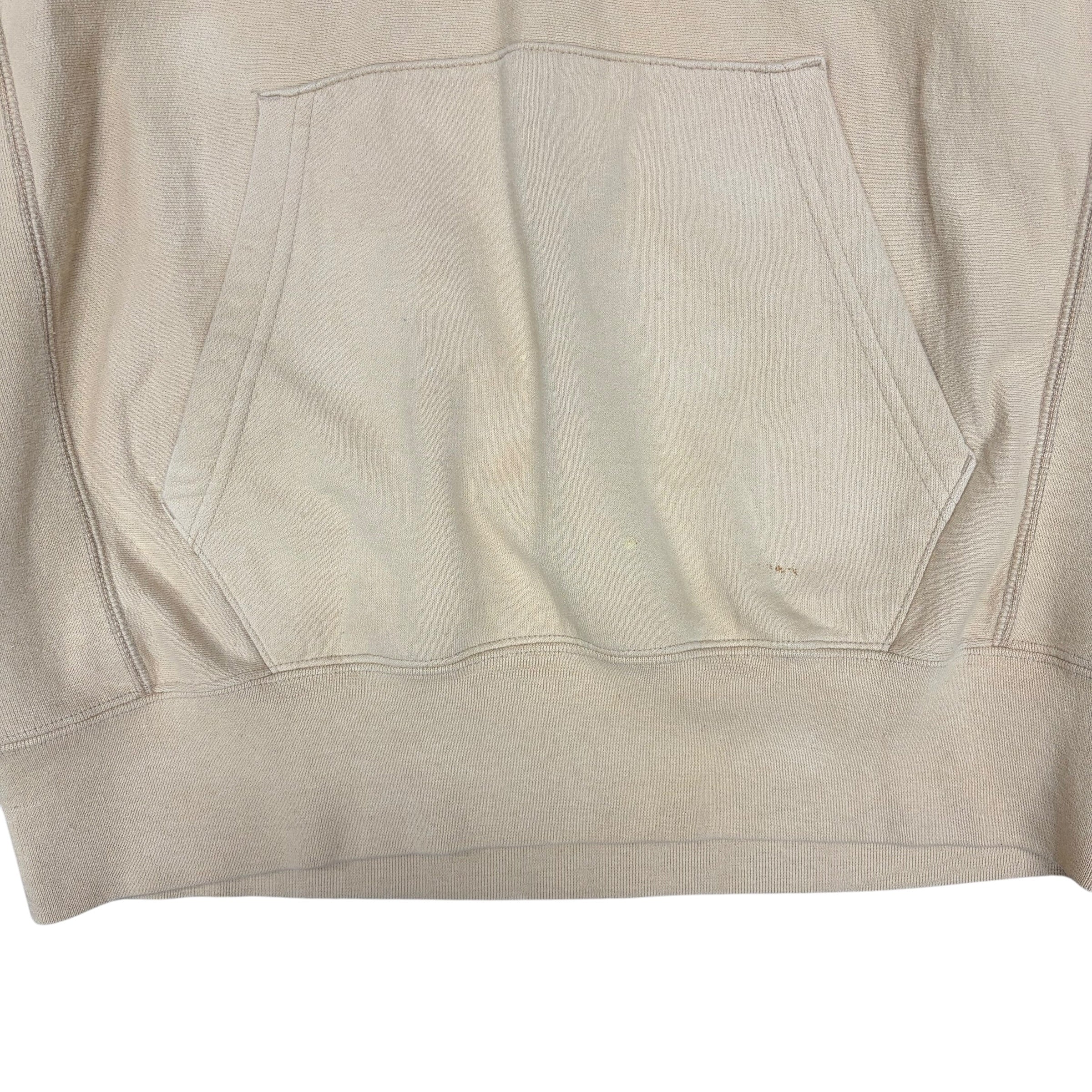 OVO Pompom Script Hoodie Beige
