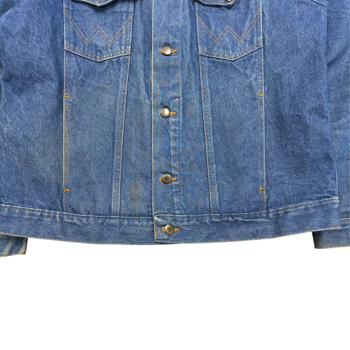 Vintage Wrangler Cowboy Cut Denim Jacket Dark Wash
