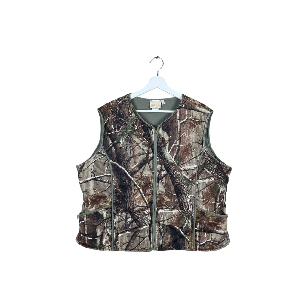 Vintage She Safari Women’s Real Tree Polar Vest Camo
