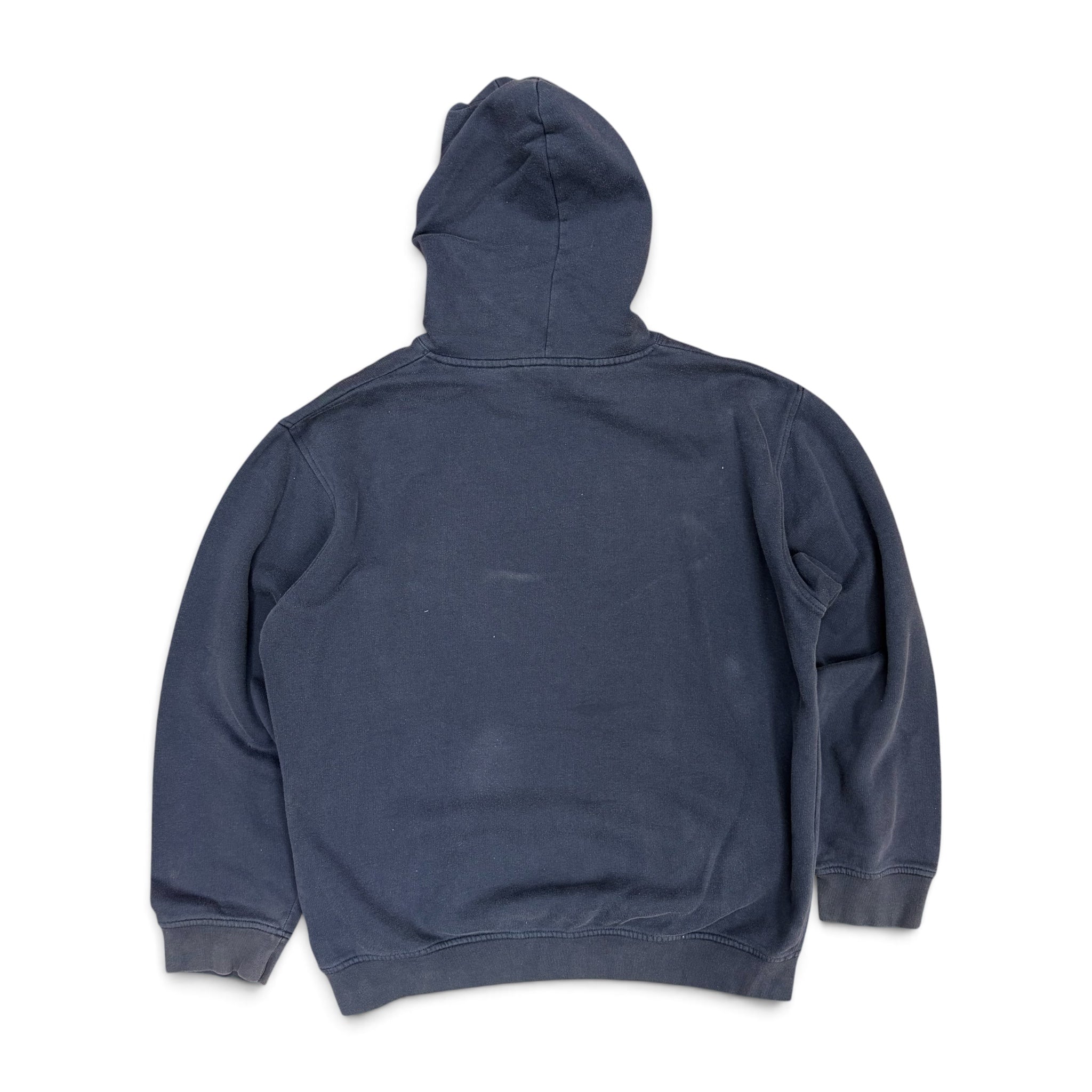 Vintage Y2K Nike Big Middle Swoosh Hoodie Navy/Gold