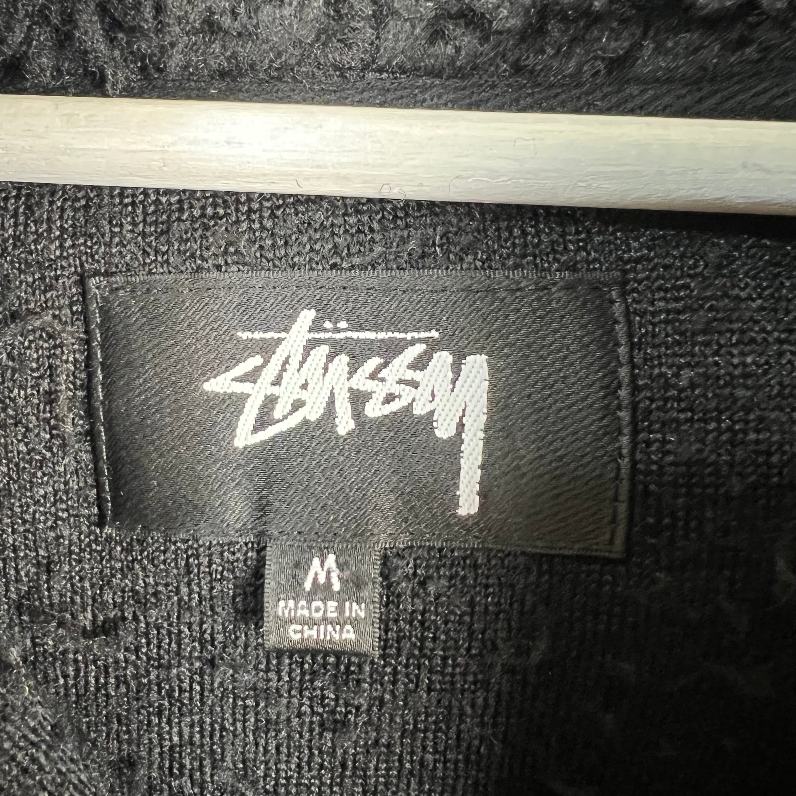 Stussy Sherpa Zip Hoodie Black